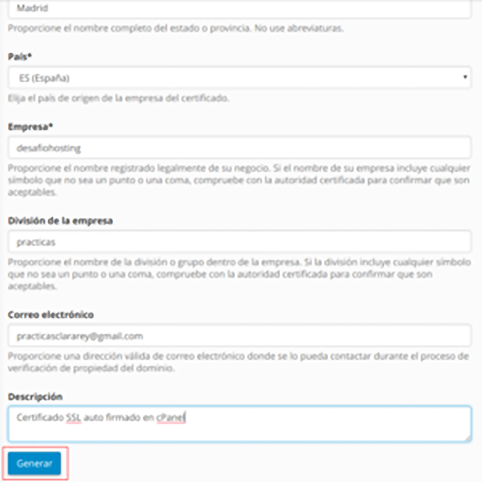 Cómo instalar un SSL gratuito desde cPanel — captura 3