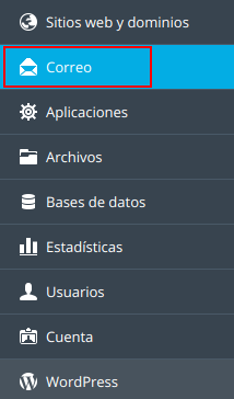 Cómo configurar reenviadores en Plesk — captura 1