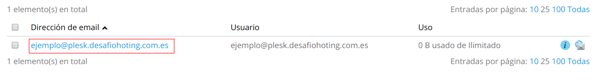 Cómo configurar reenviadores en Plesk — captura 2