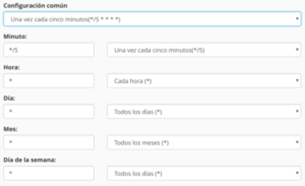 Cómo configurar tareas CRON en cPanel — captura 3