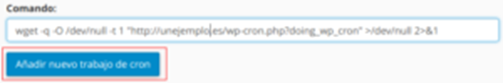 Cómo configurar tareas CRON en cPanel — captura 4