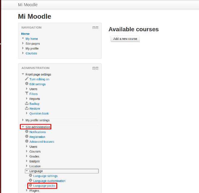 Cómo instalar Moodle automáticamente en Plesk — captura 8